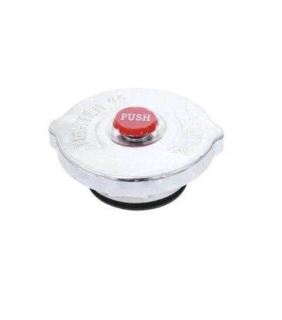 Tappo del radiatore con rilascio tramite pulsante